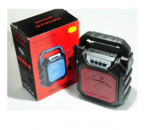 Бездротова портативна колонка Bluetooth YF-668BT. Колір: червоний XO-63 за 514 грн