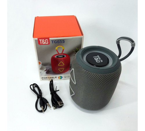 Колонка для вечеринки на улице TG655, Акустическая Bluetooth колонка со светомузыкой AK-12