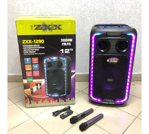 Бездротова портативна колонка для музики ZXX-1290, Bluetooth колонка караоке радіо NL-49 за 7545 грн