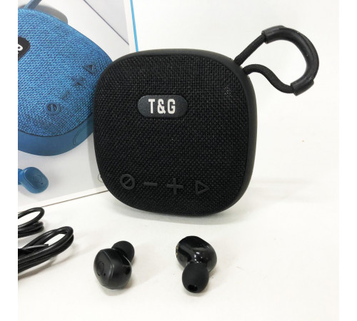 Колонка акамуляторна TG813, Блютуз колонка с зарядкой от usb Беспроводная блютуз в дорогу EH-33