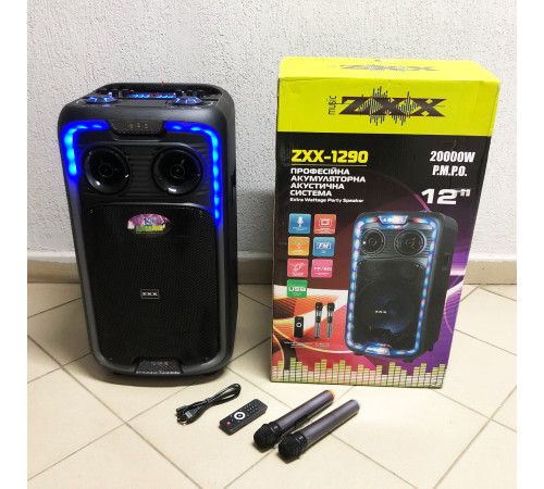 Бездротова портативна колонка для музики ZXX-1290, Bluetooth колонка караоке радіо NL-49 за 7545 грн
