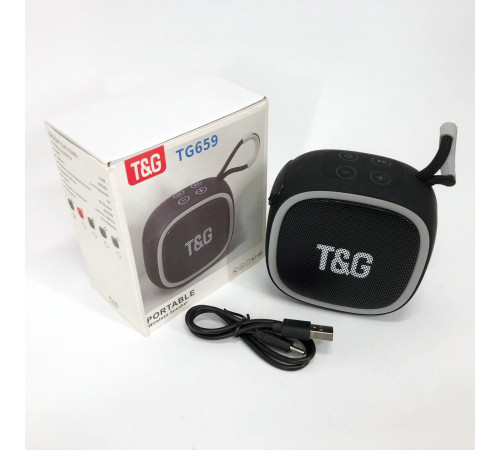 Акустические колонки для дома TG659, Беспроводная блютуз колонка в дорогу, Портивная bluetooth колонка EA-38