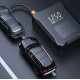 Компрессор автомобильный автоматический с дисплеем 6000mAh 150 PSI 120W М-007 Черный