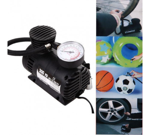 Автомобильный компрессор для подкачки колес Air Compressor 300pi