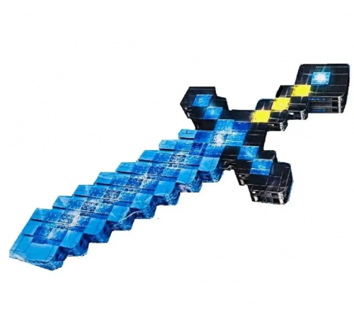 Дитячий конструктор Minecraft MyWorld діамантовий меч Майнкрафт з підсвічуванням 1441 деталь конструктор