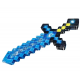 Дитячий конструктор Minecraft MyWorld діамантовий меч Майнкрафт з підсвічуванням 1441 деталь конструктор