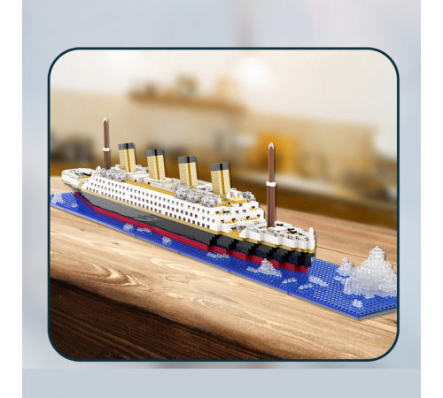 Конструктор корабль Titanic (1878 деталей) mini