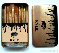 KYLIE KYLIE Кисточки для макияжа Make-up brush set золотой 12 штук ART-4330 (160 шт/ящ)
