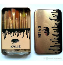 KYLIE KYLIE Кисточки для макияжа Make-up brush set золотой 12 штук ART-4330 (160 шт/ящ)