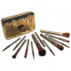 KYLIE KYLIE Кисточки для макияжа Make-up brush set золотой 12 штук ART-4330 (160 шт/ящ) за 234 грн
