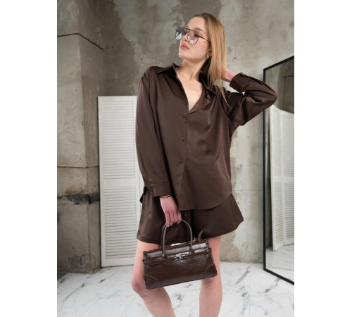Піжамний комплект siona коричневий ТР6140 за 1539 грн