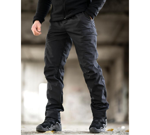 Тактический костюм Softshell 5в1 LUNAR черный ТР6407