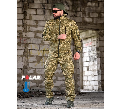 Тактичний костюм гірка retouch на флісі піксель ВТ7681