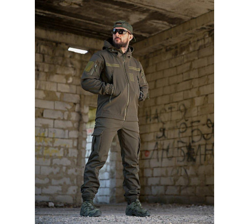 Тактический костюм софтшел BANDIT oliva ВТ7956