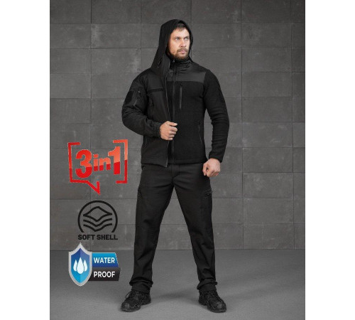 Тактический костюм softshell 3в1 police ВТ7928