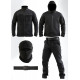 Тактический костюм Softshell 5в1 LUNAR черный ТР6407
