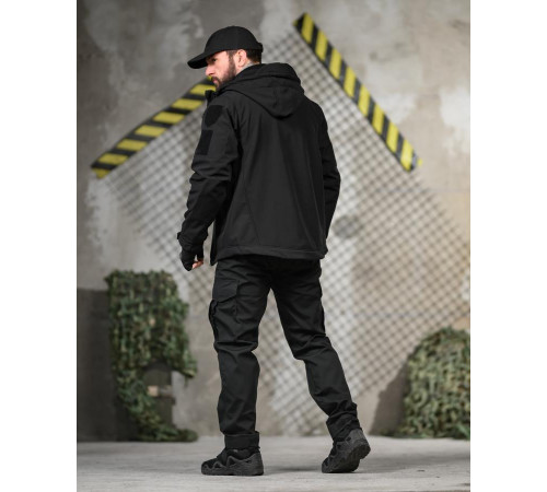 Тактический костюм 5в1 STABITEX черный ТР6725 XL