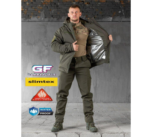 Зимний тактический костюм GAMMA GEN2 олива ТР6415