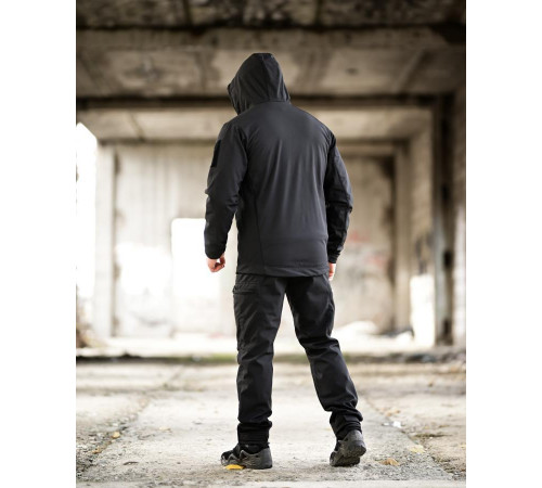 Тактический костюм Softshell 5в1 LUNAR черный ТР6407