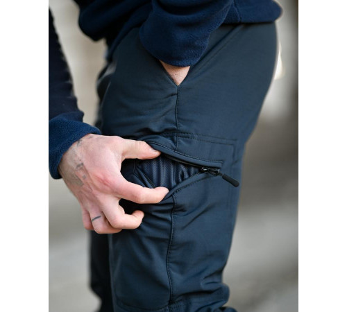 Тактичний костюм Softshell 5в1 LUNAR синій ДСНС ТР6409