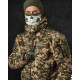 Зимний тактический костюм софтшел пиксель jumper (двоной флис)