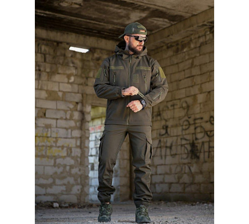 Тактический костюм софтшел BANDIT oliva ВТ7956