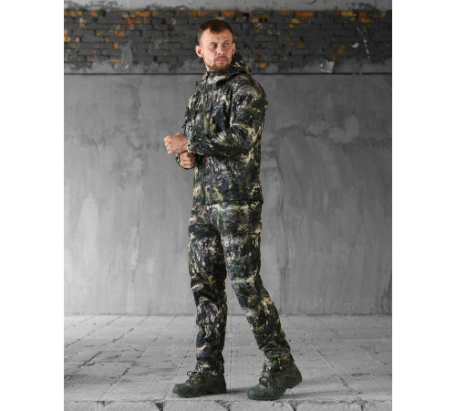 Тактический маскировочный костюм софтшел SoftShell permanent НП5039