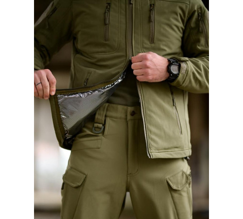 Зимовий тактичний костюм RENGER олива ТР6500