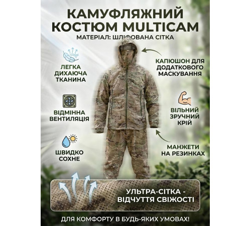 Маскувальний костюм мультикам ЛН2684