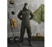 Костюм мужской олива софт шел весна демисезонный хаки XL