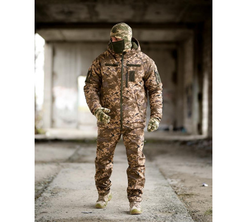 Зимний тактичкеский костюм PATRIOT 5в1 пиксель ВТ6944