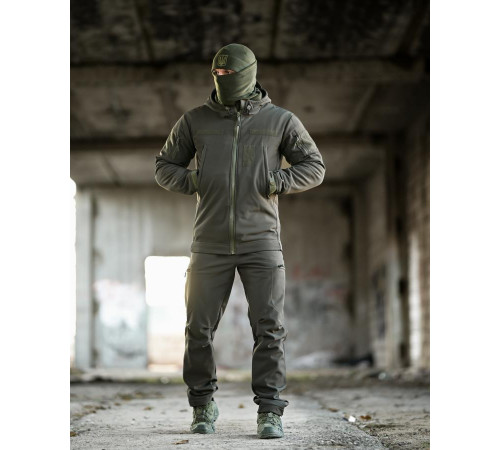 Тактичний костюм Softshell 5в1 LUNAR олива ТР6408
