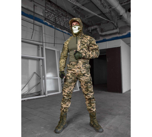 Тактичний костюм 3в1 colossus піксель