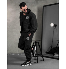 Спортивний костюм руни краш black НП4935