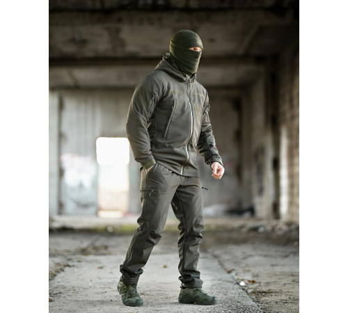 Тактичний костюм Softshell 5в1 LUNAR олива ТР6408