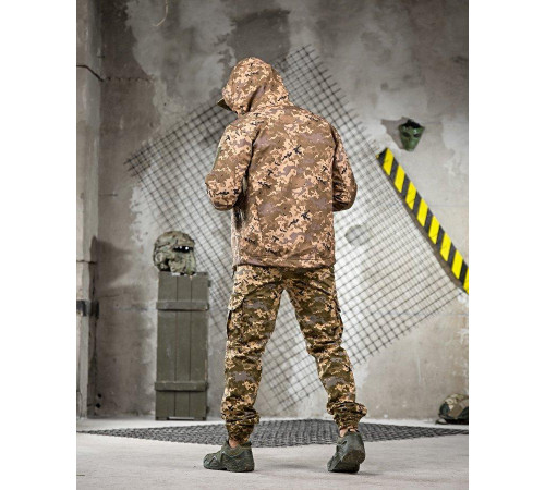 Тактический костюм softshell 6в1 пиксель ПП7860