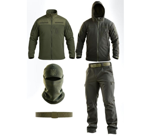 Тактический костюм Softshell 5в1 LUNAR олива ТР6408
