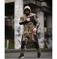 Флисовый спортивный тактический костюм TARANTUL wood ТР6557