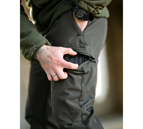 Тактичний костюм Softshell 5в1 LUNAR олива ТР6408