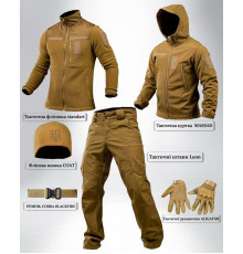 Тактический костюм софтшел softshell 6в1 койот ПП7862