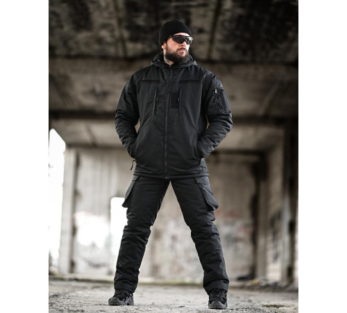Зимний тактический костюм NORTHERN черный ТР6563