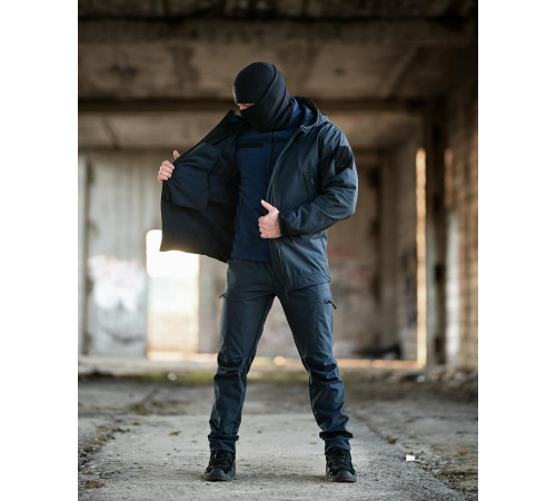 Тактический костюм Softshell 5в1 LUNAR синий ДСНС ТР6409