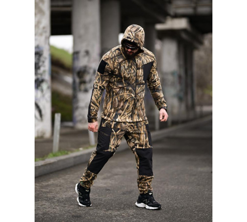 Флисовый спортивный тактический костюм TARANTUL wood ТР6557