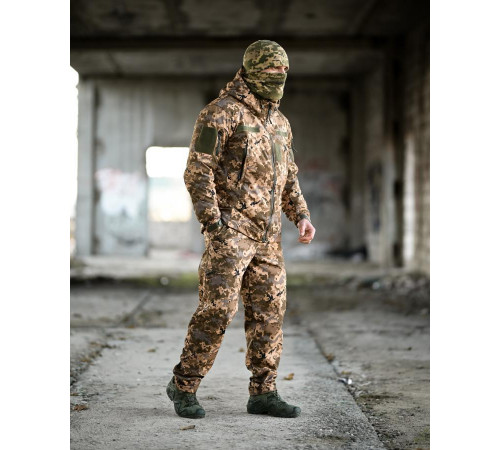 Тактичний костюм Softshell 5в1 LUNAR піксель ТР6410
