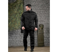 Летний тактический костюм 7.62 черный ДЛ6503