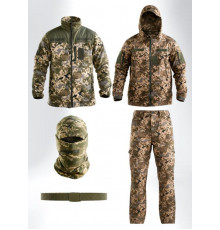 Тактический костюм Softshell 5в1 LUNAR пиксель ТР6410