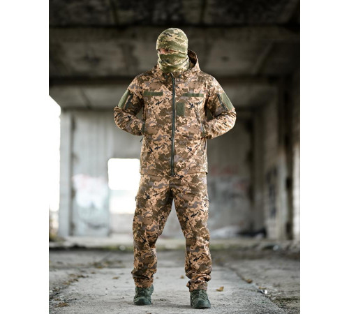 Тактический костюм Softshell 5в1 LUNAR пиксель ТР6410