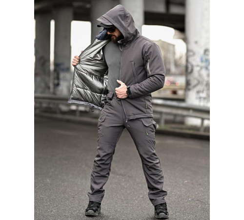 Зимовий тактичний костюм 7.62 grey ТР6559
