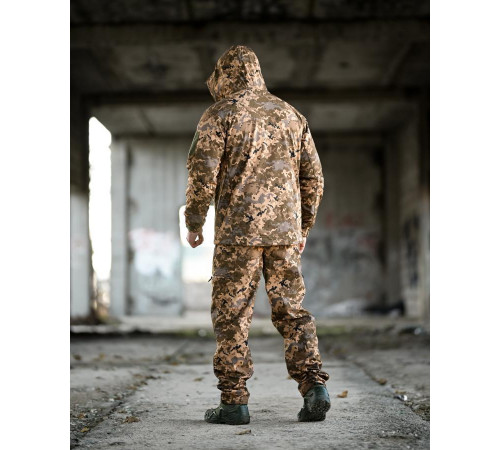 Тактичний костюм Softshell 5в1 LUNAR піксель ТР6410