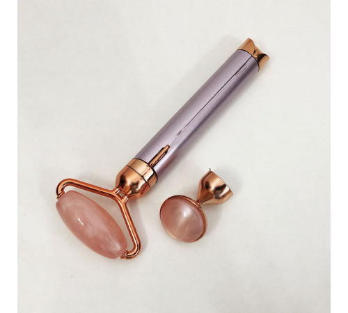 Массажер ролик электрический для лица Facial Roller Massager. Цвет: бежевый NF-93
